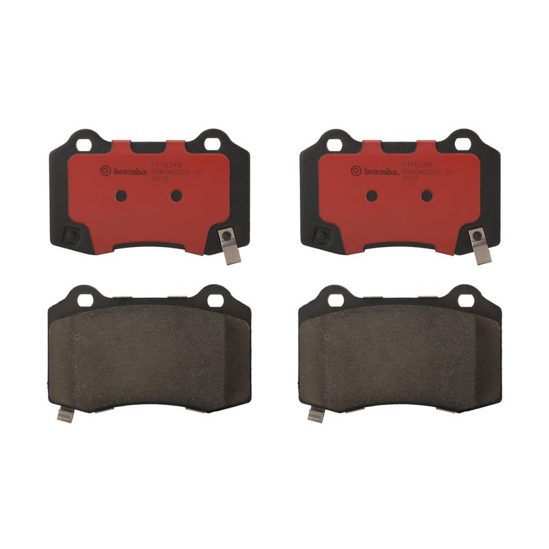 Brembo P11024N Premium Ceramic Rear Disc Brake Pad Set CADILLAC/CHEVROLET/CHRYSLER/DODGE/FPV/JEEP OE# 89047744 - Image 3